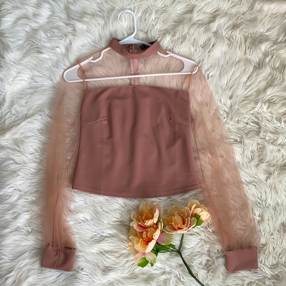 Beautiful mesh top